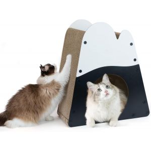 Griffoir Pour Chat, 50 Cm, Confortable En Carton, En Forme De Montagne, Griffoir Vertical Durable, Griffoir Pour Grands Chats D'int&eacute;rieur, S&ucirc;r Et S&eacute;curis&eacute; - Neuf