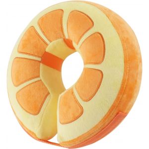 Collerette Souple Chien Gonflable, Protection R&eacute;glable Collier De Favoriser La R&eacute;cup&eacute;ration Pour Chien Chats Anti Lechage & Morsure Eu004 (L, Brown Lion) - Neuf