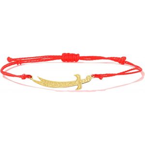 Eryi-Zulfiqar Bracelet Pour Homme Et Femme En Acier Inoxydable Imam Ali Épée Pendentif Islamique Arabe Corde Tressée Islam Bijoux Musulmans - Neuf