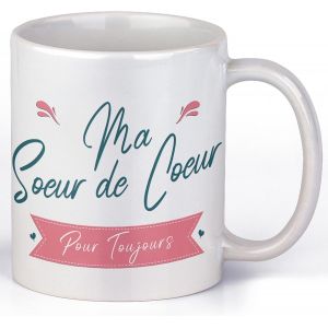 Eryi-Cadeau Meilleure Amie Femme Tasse Original Ma Soeur De Coeur Pour Toujours Anniversaire Et Plaisir D'offrir Cadeau Amitié Jolie Tasse Cadeau Copine Collegue - Neuf