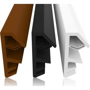Joint de fenêtre Largeur de gorge 4mm Hauteur de pliage 12 mm Le joint de fenêtre en bois permet de réduire les coûts de chauffage noir 5m - Neuf
