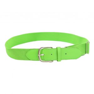 Ceinture De Baseball Pour Hommes Et Jeunes, Matériau Élastique, Ceinture De Baseball Pour Garçons Et Filles, Longueur Réglable, Accessoire De Sport-Vert Fluo - Neuf