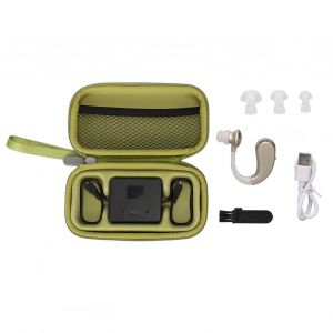 Oreillette Rechargeable Unique, Dispositif Medical Ergonomique En Silicone Abs, Argent - Neuf