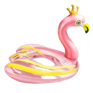 Anneau de Natation Enfant, Anneau Flamant Rose, Anneau de Natation Gonflable, Anneau de Natation Licorne, Bouée Licorne Paillette, Bouee Piscine Enfant, Jeux Piscine - Neuf