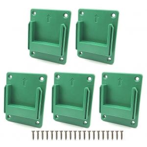 Support mural 5 pièces support de stockage d'outils pour outil Hitachi 18 / 36V vert - Neuf