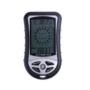 Outil D'aventure En Plein Air Tout-En-Un : Boussole Num&eacute;rique Lcd 8 En 1, Altim&egrave;tre, Barom&egrave;tre, Thermom&egrave;tre Et Pr&eacute;visions M&eacute;t&eacute;orologiques - Neuf