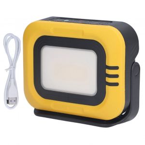 HJLIAN Lampe de travail LED portable rechargeable, lampe de travail multifonctionnelle alimentee par batterie a energie solaire - Neuf