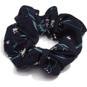 Kal-Chouchou Chouchou Pour Femme Et Fille - Tissu Chouchou Doux Pour Les Cheveux (Bleu Foncé, Vert Grisâtre, Blanc) - Neuf