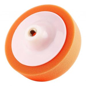 1Pc 6 ""(15cm) &eacute;ponge polissage polissage ciration tampon roue pour voiture polisseuse tampon orange - Neuf
