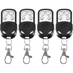 Télécommande universelle pour porte, 4 pièces, télécommande universelle sans fil pour ouvre-porte de garage, équipement de portail universel - Neuf