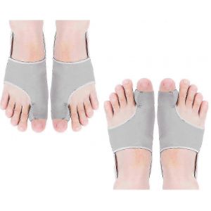 Hyggear Hallux Valgus Correcteur R&eacute;glable S&eacute;parateur D'orteil Correcteur Avec Coussinets De Silicone Pour Gros Orteil Oignon (Gris X 2 Paires) 2025 - Neuf