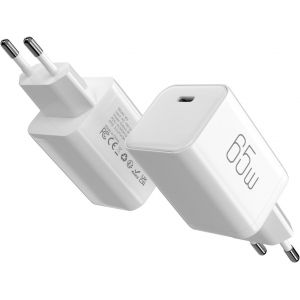 2 Pi&egrave;ces 65W Chargeur Usb C Rapide Avec Gan Tech Pd3.0 Pps Prise Secteur Usbc Adaptateur Pour Telephone Iphone 16 Pro Max,Samsung A55,Ipad,Honor,Xiaomi,Ordinateur Macbook Pro - Neuf