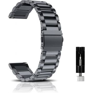 M&eacute;tal Bracelet Pour 20mm 22mm 18mm Bracelets De Remplacement Banda De Montre De Rechange En Acier Inoxydable Pour Femme Homme - Asche - Neuf