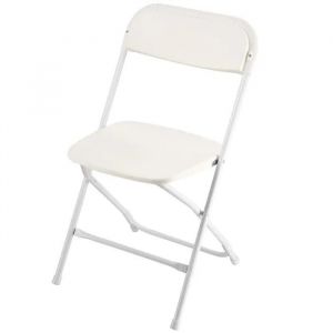 Lot De 6 Chaises Pliantes Portables-Duoku-Chaises En Plastique Avec Structure M&eacute;tallique-Si&egrave;ges Empilables - Neuf