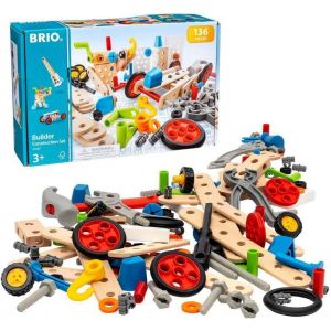 Builder - 34587 - Coffret Evolution Builder - 136 Pièces - Jeu De Construction Stem - Sans Pile - Créations Libres Ou Guidées - Pour Garcons Et Filles Dès 3 Ans - Neuf