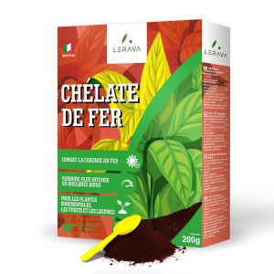 KALANKA-® - chelate de fer - Anti-Jaunissement [Agriculture Biologique] - 200g - Effet Vert Rapide - Idéal pour Jaunissements Foliés, Toutes Cultures, Pot ou Terre - Ravive la Verdeur - Anti Chlorose - Neuf