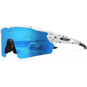 Lunettes De Cyclisme Polarisées Avec 4 Lentilles Lunettes De Soleil De Sport Pour Femmes Hommes Course À Pied Baseball Pêche Conduite Jvdd02[Z1498] - Neuf