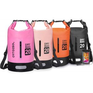 Sac Sec 5l 10l 20l 30l Étanche Avec Sangle Réglable Pour Bateau Excursion Canoë Pêche Rafting Natation Snowboard.[B731] - Neuf