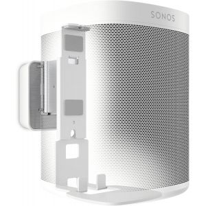 SUBZONAL-Sound 4201 Support Mural pour Sonos One (SL) et Play 1, Max. 5 kg, inclinable de -30&ordm;/+30&ordm;, pivotant jusqu'&agrave;70&ordm; (Gauche/Droite), Also Fits Sonos Play:1, Blanc, 1 Support - Neuf