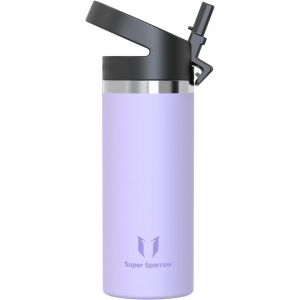 Kalanka-Gourde Isotherme - 500ml / 750ml / 1l - Paille Bouche Large Bouteille - Sans Bpa - Swivelsip Gourdes Inox - Pour Sport, Voyages, L'&eacute;cole - Neuf