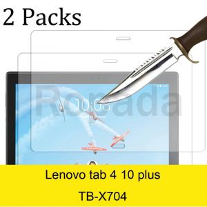 Protecteur D'écran En Verre Trempé Pour Lenovo,Films De Protection,Lenovo Tab 4,7,8,10 Plus,E7,E8,E10,M7,M8,M10,Rel,Hd,Fhd,2e Génération,2 Pièces.Tab 4 10 Plus. - Neuf