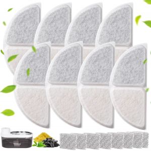 4l Fontaine Chat Sans Fil, Fontaine &Agrave; Eau Pour Chat &Agrave; Pile, Avec D&eacute;tecteur De Mouvement - Batterie 5000mah, Distributeur Eau Pour Chats Et Chiens Automatique Silencieux, Rechargeable, 2 Filtres - Neuf