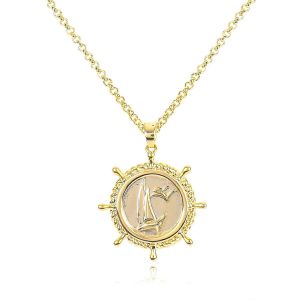 Collier Lettre Bulle - Collier Multi-Taille, Collier Cha&icirc;ne Trombone Dainy De Venus - Neuf