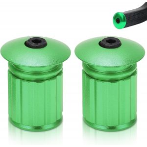 Kal-Embouts De Guidon Bouchons De Guidon De Vélo En Aluminium Embouts De Barre De Poignée De Guidon Bouchons D'extrémité De Barre De Poignée De Guidon Pour Vélo De Route Vtt - Neuf