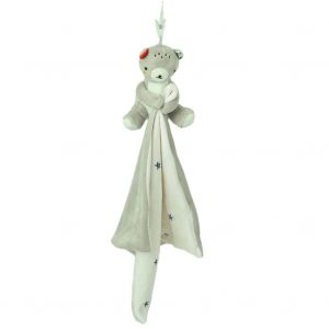 Serviette De Bain Reconfortante Pour Bebe, Motif Dessin Anime, A Suspendre, En Peluche, Pour Nouveau-Ne, Serviette Apaisante Pour Bebe, Ours Gris - Neuf