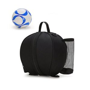 Sac à bandoulière Oxford noir polyvalent pour ballons de sport, de basket-ball, de football, de volley-ball et autres articles de sport. - Neuf