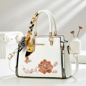 Sac &Agrave; Main De Marque De Luxe Pour Femmes, Sac &Agrave; Bandouli&egrave;re Classique Brod&eacute;, Sac &Agrave; Bandouli&egrave;re De Grande Capacit&eacute;, Sac &Agrave; Main De Transport Pour Femmes.Marron.24X11X19Cm - Neuf