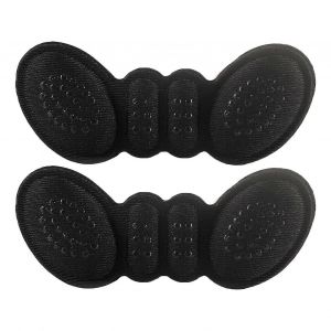 Talonnettes Pour Chaussures, Coussin De Talon De 2 Pi&egrave;ces, Dos Coussin De Talon, Talons, Noir - Neuf