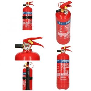 Extincteur &agrave; poudre 2kg - EN3 - Certifi&eacute; Rijkstype - BENOR - Kitemark - 13A 89B C - Neuf