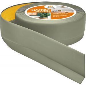 Plinthe Souple Autoadh&eacute;sive-50 mm x 20 mm-Plinthe en PVC de finition-Pour salle de bain,salon,l'int&eacute;rieur,mur,sol,Flexible,etanche,d&eacute;coratif,(5 m&egrave;tres,Vert olive) - Neuf