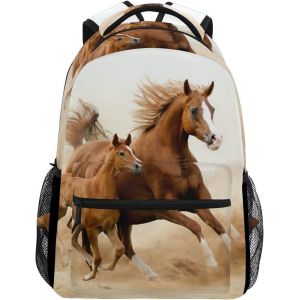 KALSC-Bébé Cheval Et Sa Mère Aléatoire Sac À Dos Cartable Voyage Daypack Multicolore,Multicolore,Sac À,Multicolore,Sac À - Neuf