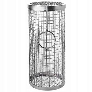 Panier à grillades Rouleau de légumes pour grill Caillebotis rotatifs 20 x 9 cm - Neuf