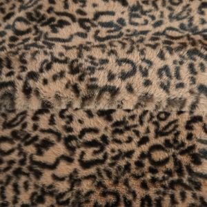 Tissu Fausse Fourrure L&eacute;opard - Neuf