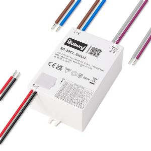 Transformateur LED Variable DALI PUSH 500mA-1050mA Sortie Réglable 30W LED Bloc d'Alimentation Driver - Neuf