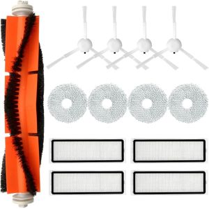 ASFASFq-Lot de 13 accessoires pour robot aspirateur Dreame L10s Ultra/Xiaomi X10, brosse principale, brosse latérale et brosse de nettoyage pour robot aspirateur Dreame L10s Ultra /S10,S10 PRO/Xiaomi - Neuf