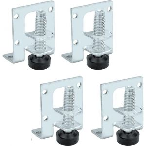 4 pi&egrave;ces Pieds de Meuble Pieds de nivellement en Acier r&eacute;glables Pieds d'armoire Pieds de Socle r&eacute;glables en Hauteur Pieds Robustes pour Meubles, Table, canap&eacute;, armoires, &eacute;tabli, &eacute;tag&egrave;res - Neuf