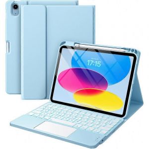 &iquest;&iquest;tui avec clavier pour iPad 10e g&iquest;&iquest;n&iquest;&iquest;ration (2022) et iPad 11e g&iquest;&iquest;n&iquest;&iquest;ration A16 (2025), 11/10,9 pouces, bleu marine avec clavier QWERTZ r&iquest;&iquest;tro&iquest;&iquest;clair&iquest;&iquest; - Neuf