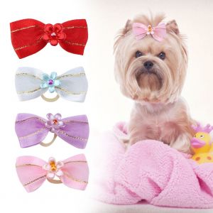 Hjlian Lot De 20 Accessoires Pour Poils D'animaux De Compagnie, Noud Papillon, Serre-Tete Pour Chien Et Chat - Neuf