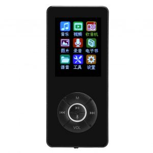 Lecteur de musique portable Bluetooth MP3 MP4 T4 avec ecran LCD, mini radio FM, enregistreur audio - Neuf