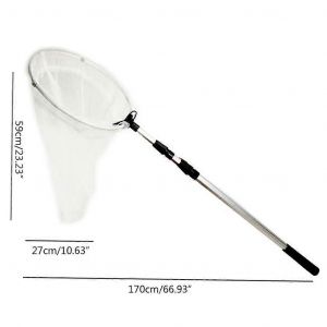 Alliage D'aluminium Poign&eacute;e T&eacute;lescopique Filet Anti-Insectes Enfants Attraper Papillon Libellule Poisson T&ecirc;tards Maille Enfants Activit&eacute; De Plein Air P&ecirc;che - Neuf