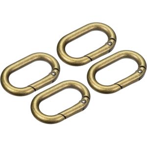 ERYI-Anneau Ovale À Ressort Rond Pour Sac À Main Porte-Clés, Cuivré, 1.36 Inch - Neuf