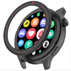 Kalanka-Bague De Protection Compatible Avec Xiaomi Watch S4/Watch S3,Anneau Pour Montre Connectée Bezel Ring Styling, Lunette De Protection En Métal En Alliage D'aluminium - A-Black - Neuf