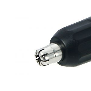 Tondeuse &Agrave; Poils De Nez Avec Lame &Agrave; Double Tranchant Pour L'&eacute;pilation Du Nez, Des Oreilles Et Du Visage - Neuf