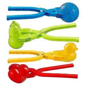 4 pcs jouets neige jouet kit sph&eacute;rique canard coeur boule de neige - Neuf
