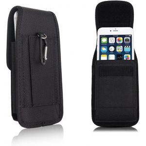 1 Pcs &Eacute;tui Ceinture Vertical &Eacute;tuis De Ceinture Housse &Eacute;tui Pour T&eacute;l&eacute;phones Portables Pour Samsung Galaxy S25 Ultra, Samsung Galaxy S24 Ultra, Textil, Boucle De Ceinture, Fermeture Scratch - Neuf