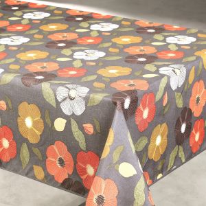 Nappe Anti Tache &Agrave; Fleurs - Neuf
